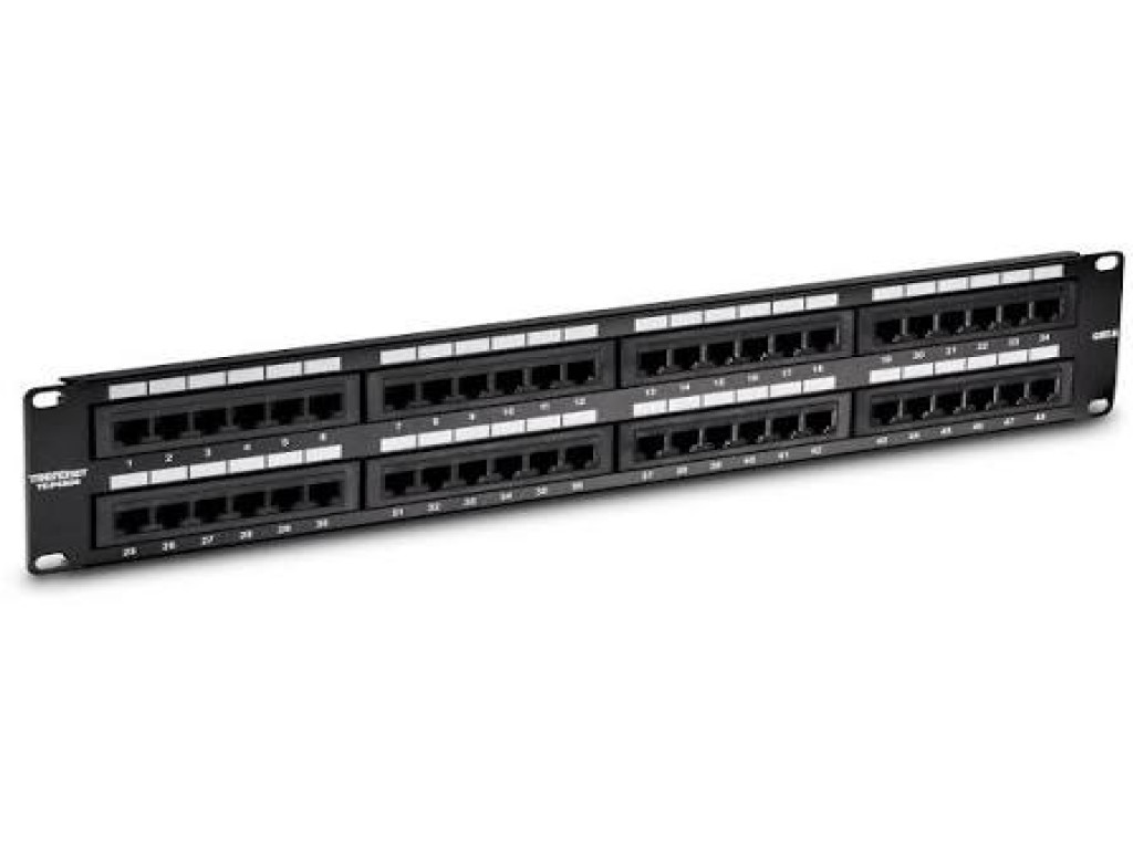 48-port Cat6 Unshielded Patch Panel