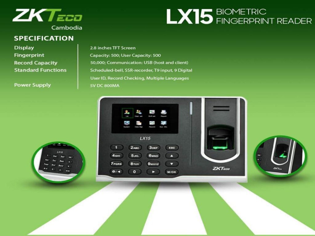 ZKTeco LX15 Finger Print