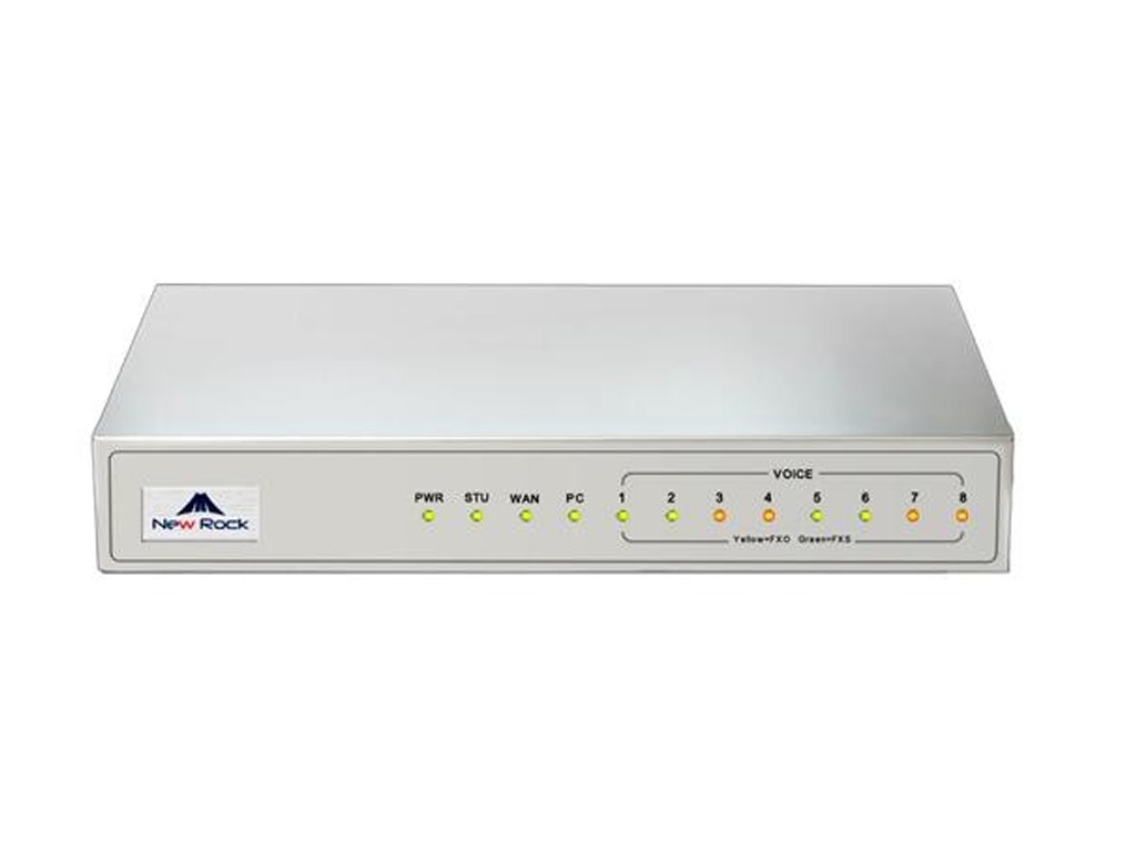 New Rock MX8G-4S/4 VoIP Gateway