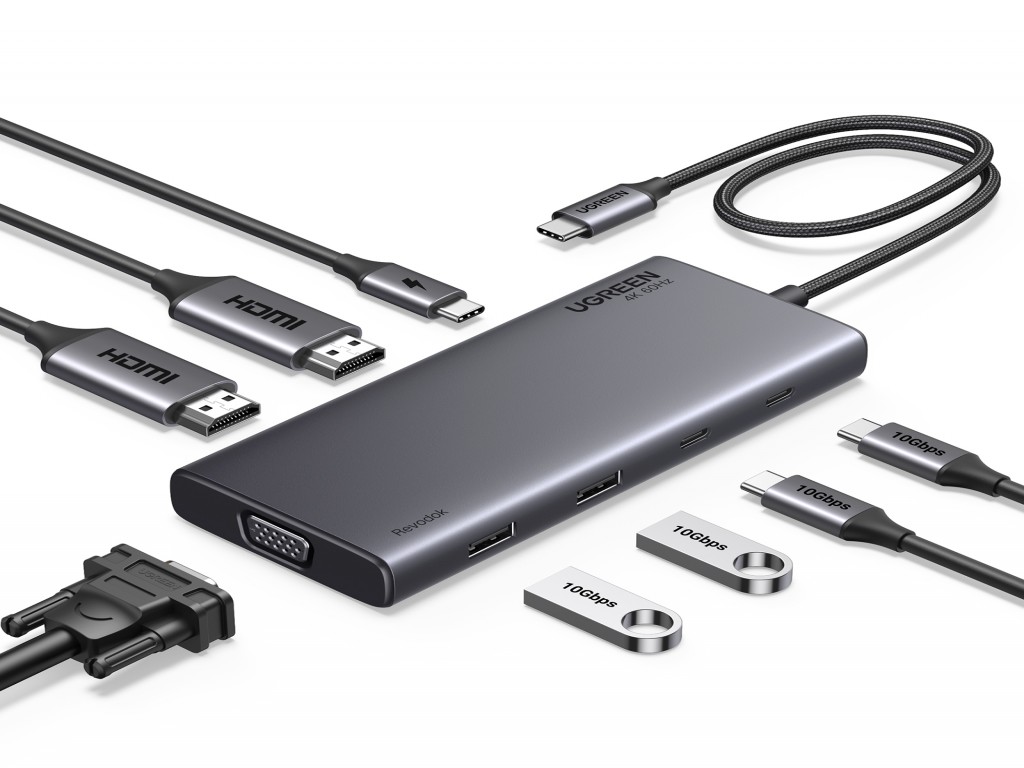 UGREEN 8-in-1 USB-C Multifunction Adapter