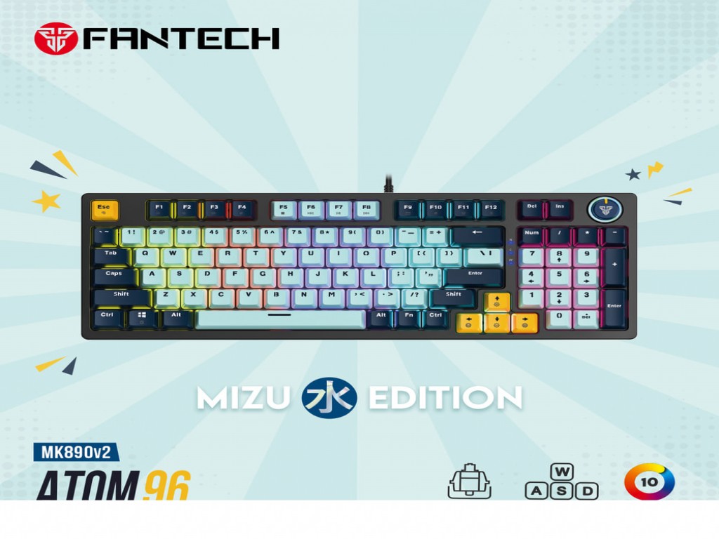 Fantech MK890v2 ATOM96 MIZU Edition SKY BLUE