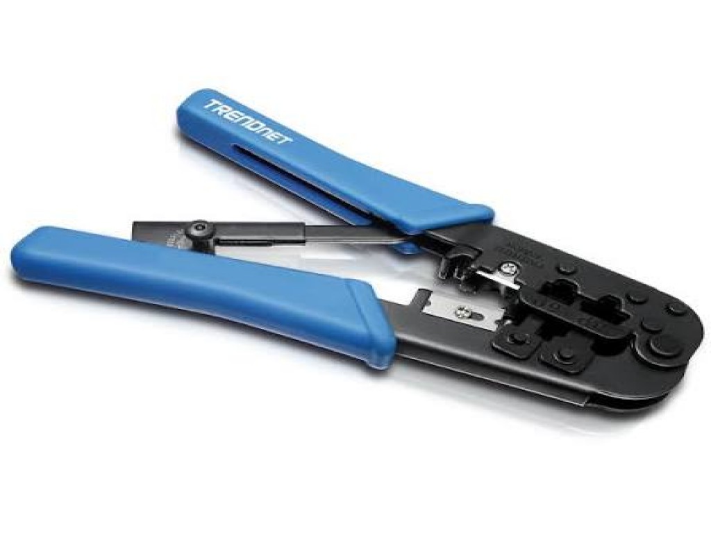 RJ-11/RJ-45 Crimp/Cut/Strip Tool