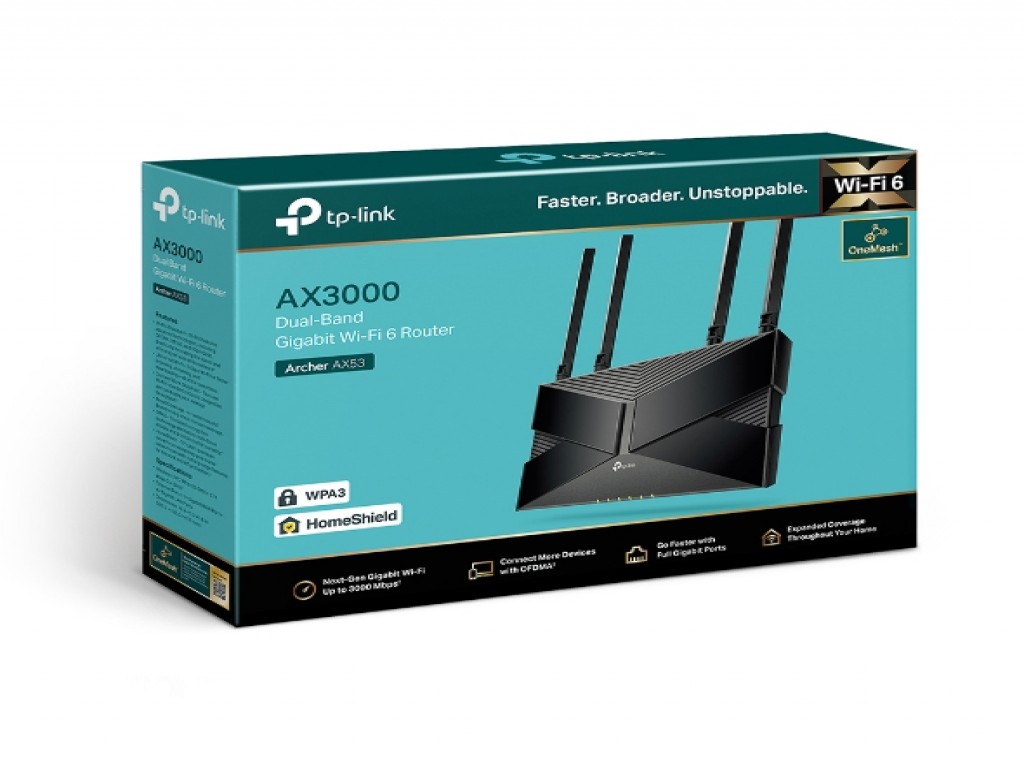   Archer AX3000 Dual Band Gigabit Wi-Fi 6 Router (