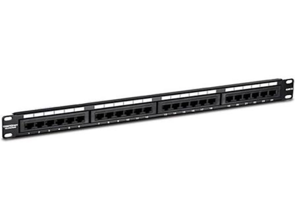 24-port Cat6 Unshielded Patch Panel