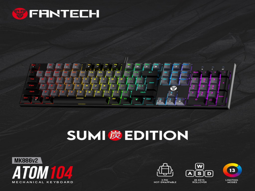 Fantech MK886v2 ATOM104 Mechanical