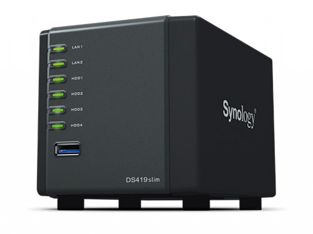 Synology DS419slim 4 Bay NAS