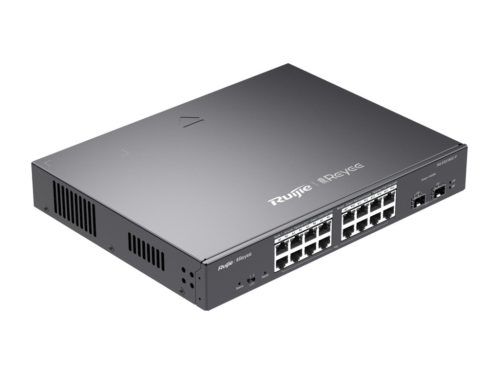 Ruijee 18-Port Gigabit Smart Cloud Mananged PoE