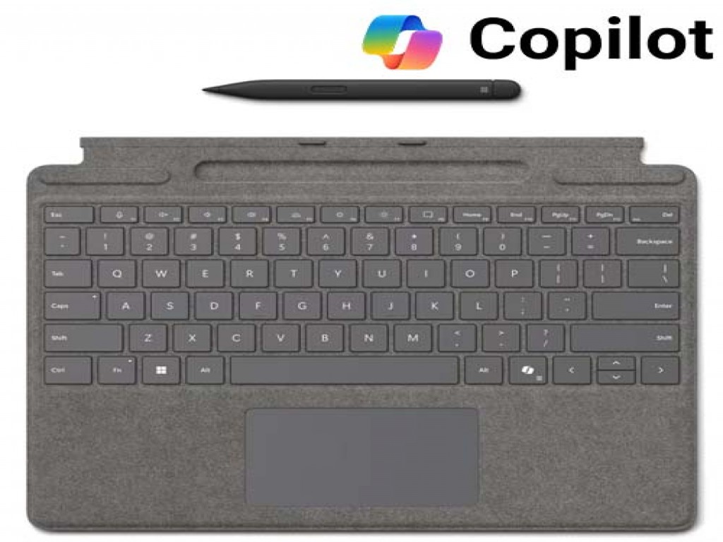Surface Pro Keyboard with Slim Pen - Platinum​ 202