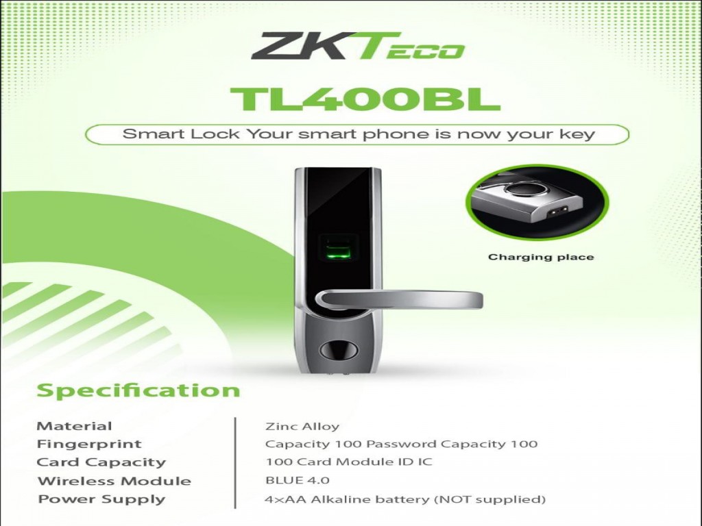 ZKTeco TL400BL  Finger print 