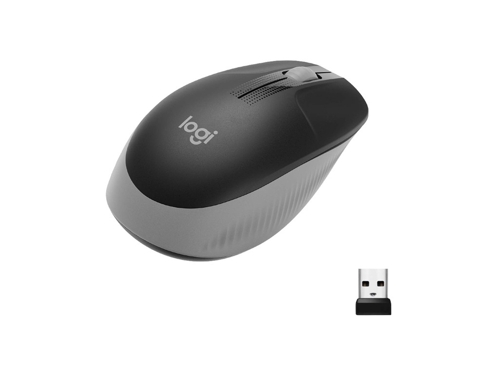 Logitech M191 Wireless Mouse (Mid-Grey)