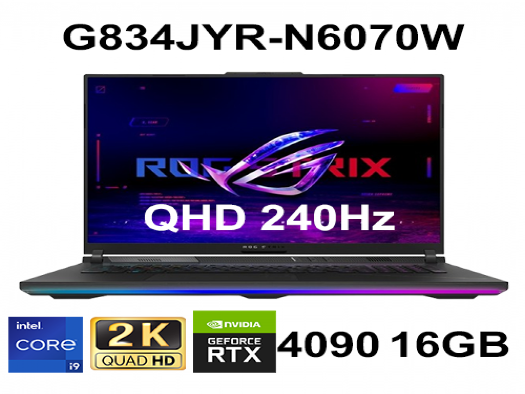 ASUS ROG STRIX SCAR G18 G834JYR-N6070W Off Black
