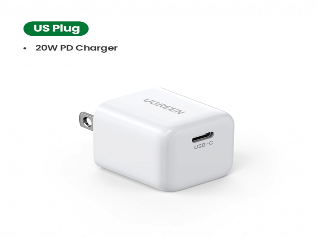 UGREEN Mini PD Fast Charger 20W (White) 10219 
