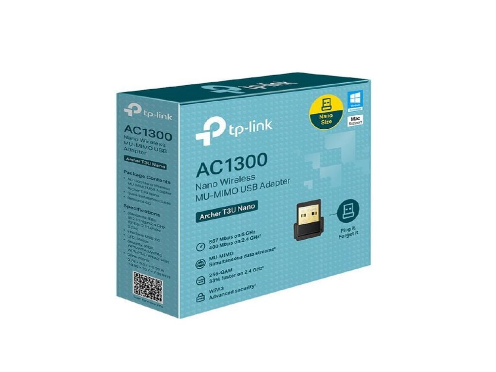 TP-Link USB WiFi Adapter Archer T3U Nano AC1300