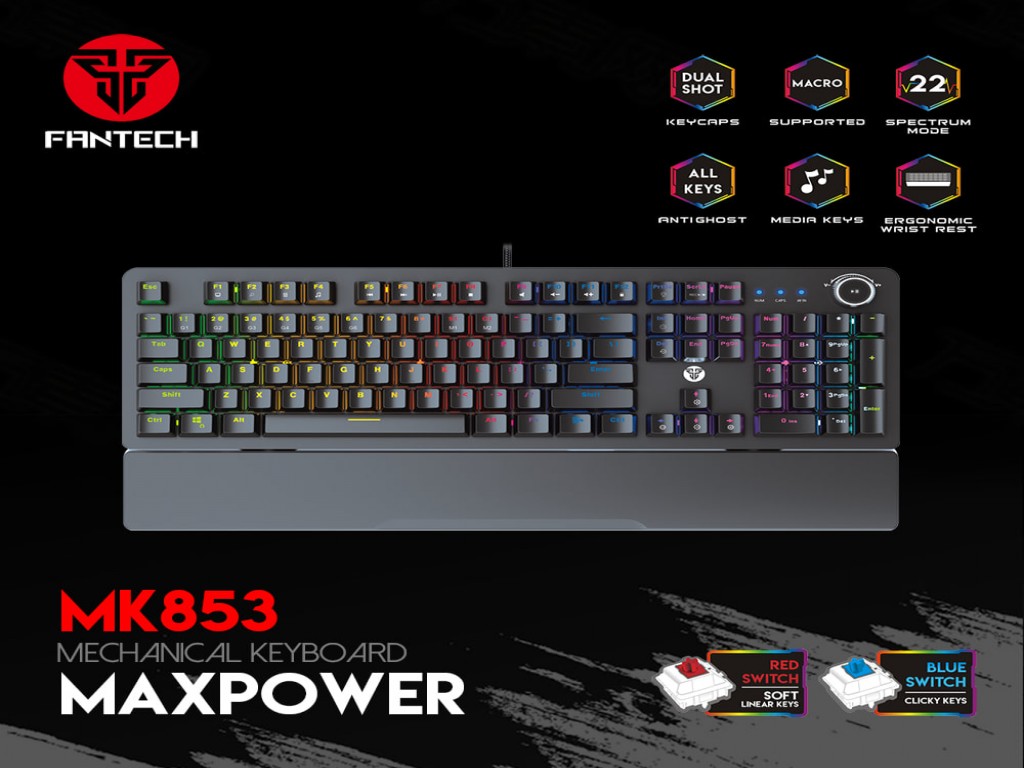 Fantech MK853 V2 MAX POWER BLACK