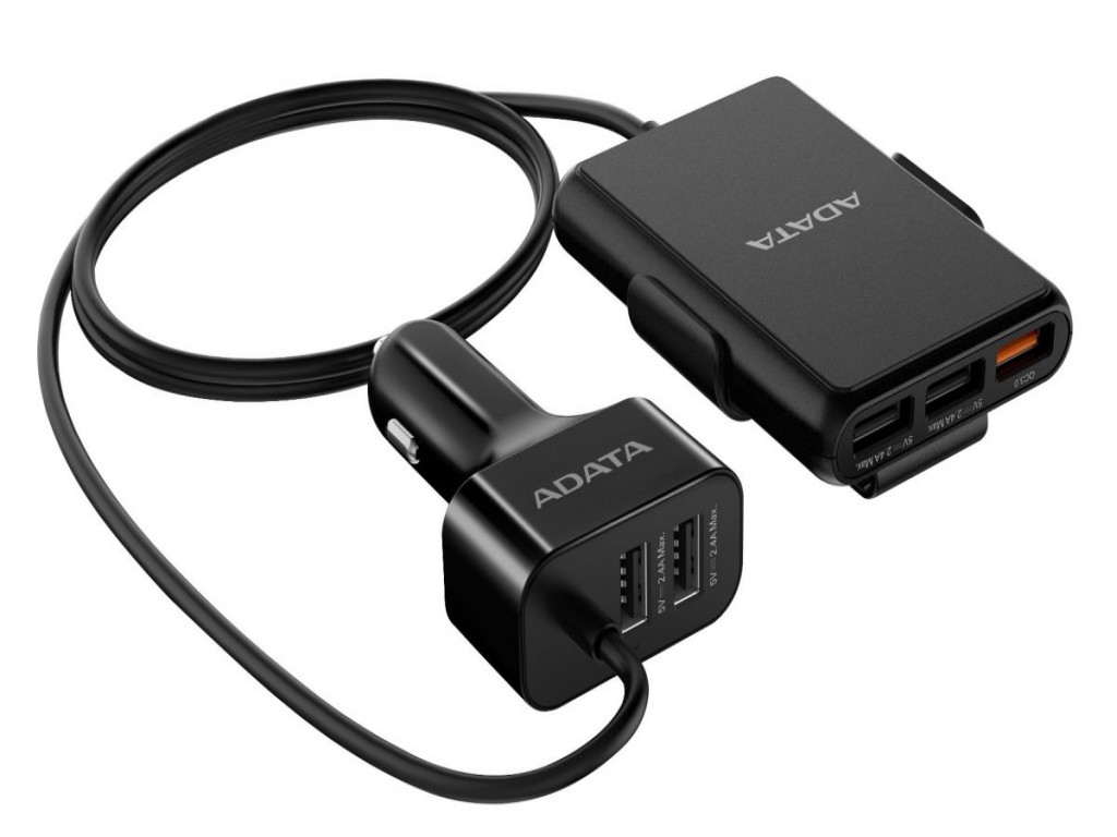 	ACV0525-CBK 52W CAR CHARGER ADATA 5Ports 77070100