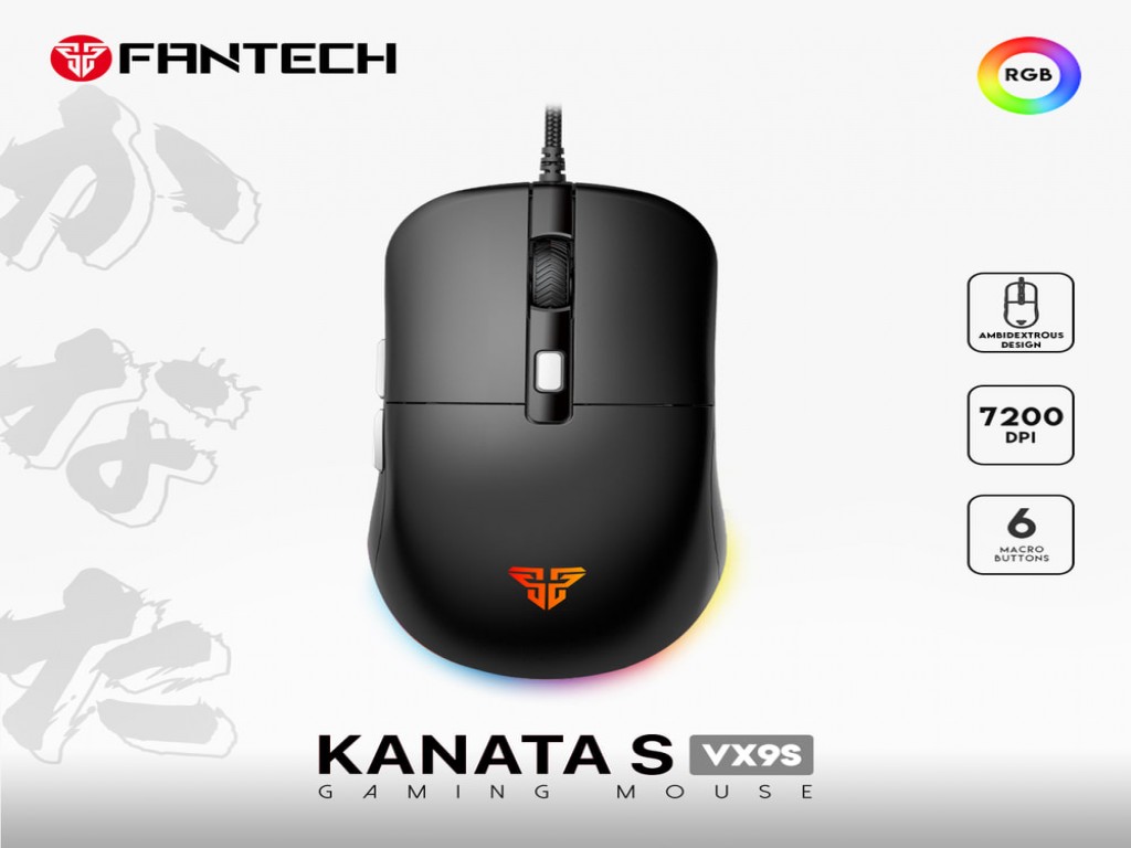 FANTECH VX9S KANATA GAMING MOUSE Black