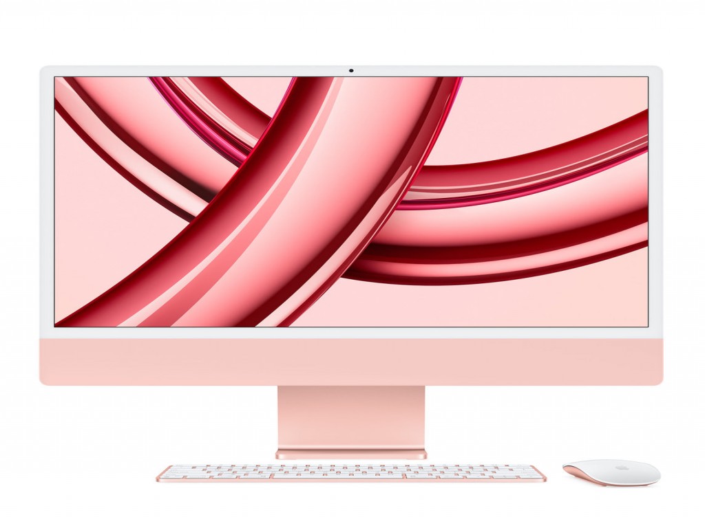 iMac Apple M3 Chip with 8-Core CPU Pink