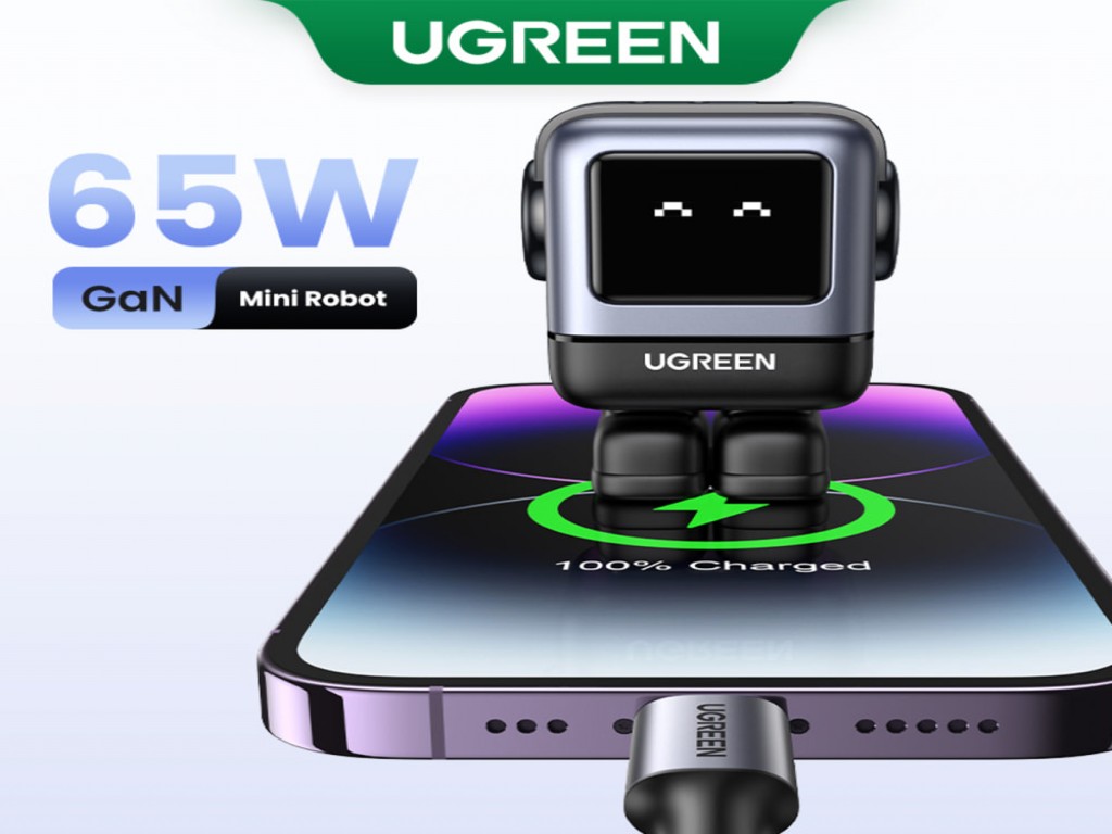 UGREEN 15570 Nexode RG 65W 3-Port PD GaN Fast Char