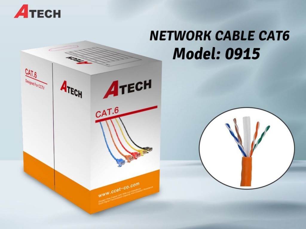 Network Cable cat6 Box/305m Model: 0915