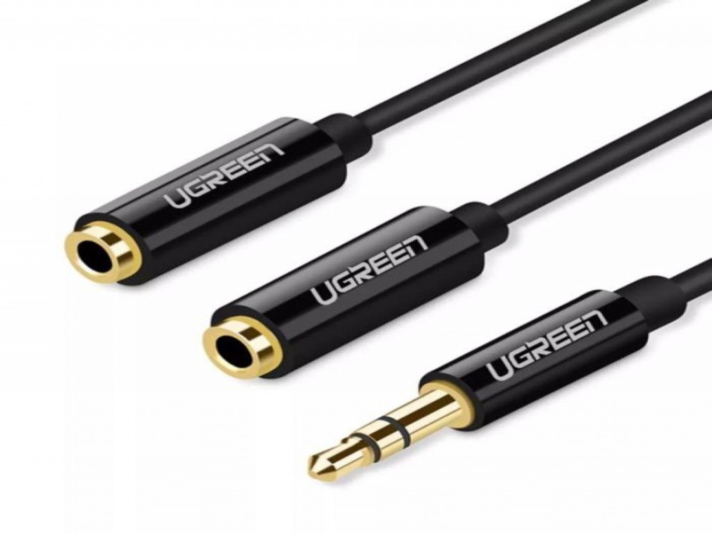 UGREEN 3.5mm Male to 2 Female Audio Cable 20cm