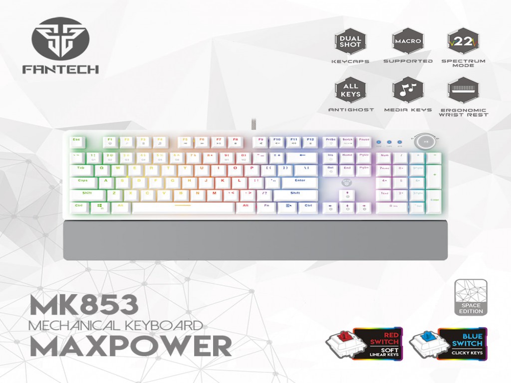 Fantech MK853V2 MAX POWER SPACE GREY