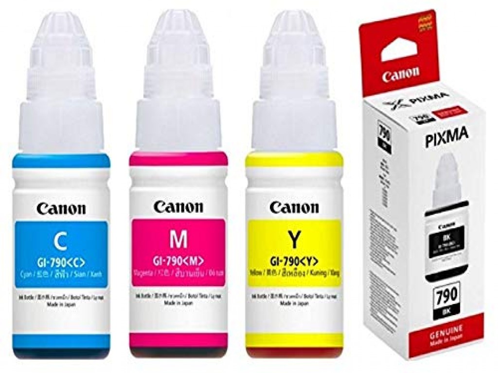 Canon GI790 (Cyan, Magenta, Yellow, Black) Ink Bot