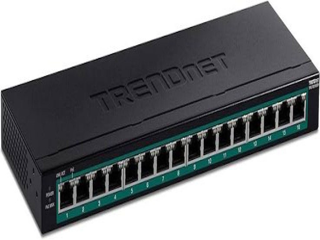 16-Port Gigabit PoE+ Switch(123W)