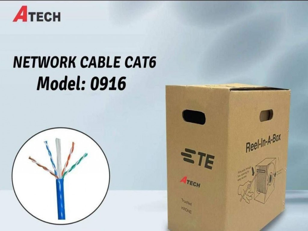 Network Cable cat6 Box/305m Model: 0916