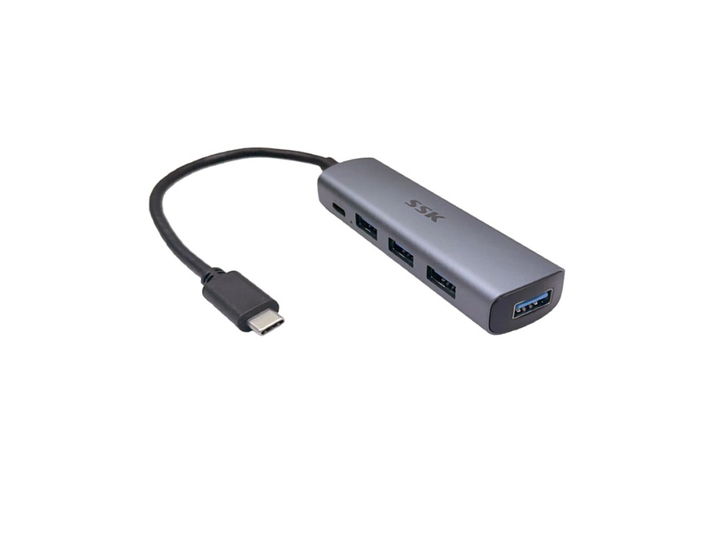 SSK SR009 Type-C Multi-function 5 in 1 Adapter