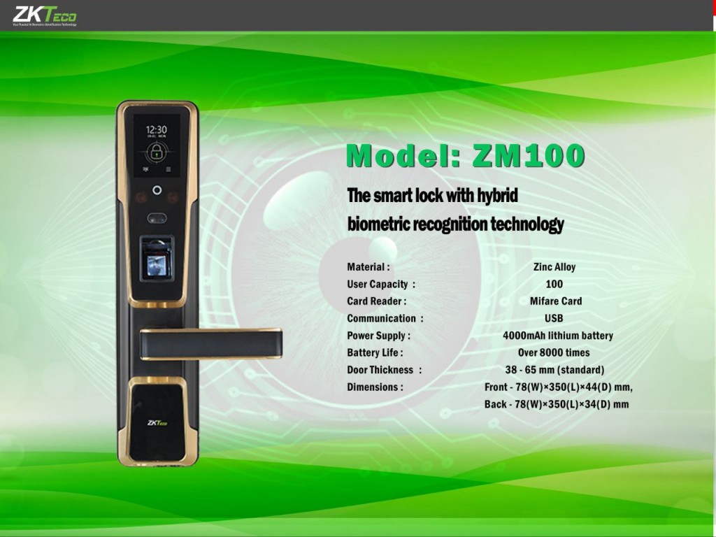 ZKTeco ZM100 Finger print 