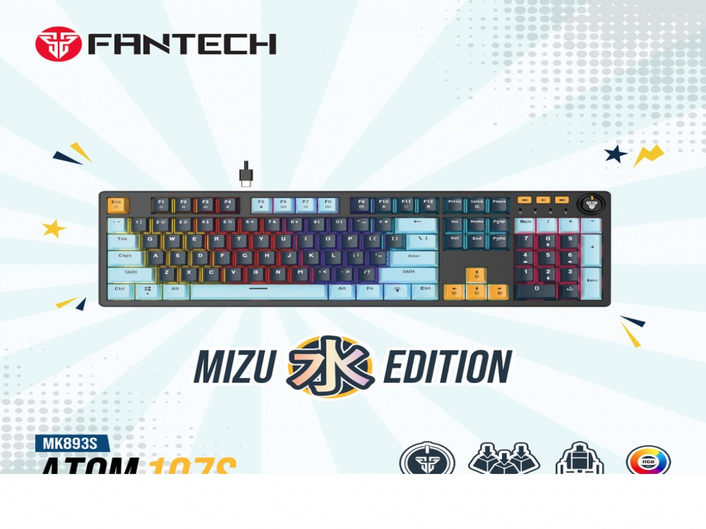 Fantech MK893S ATOM107S MIZU Edition Navy Blue