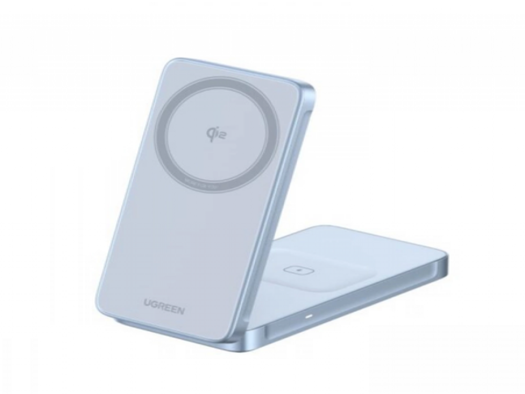 UGREEN MagFlow Qi2 2in1 Magnetic Wireless Charger