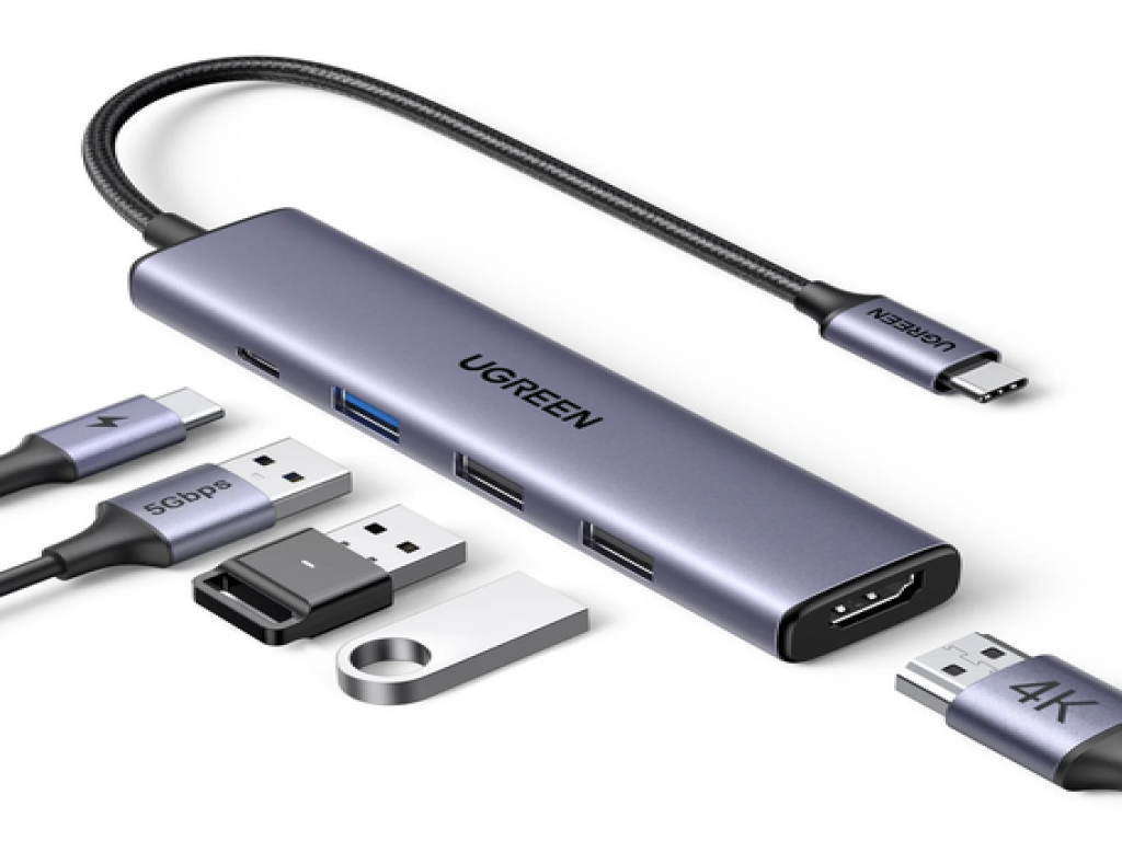 UGREEN USB-C 5 in 1 Adapter HDMI 4K@60Hz