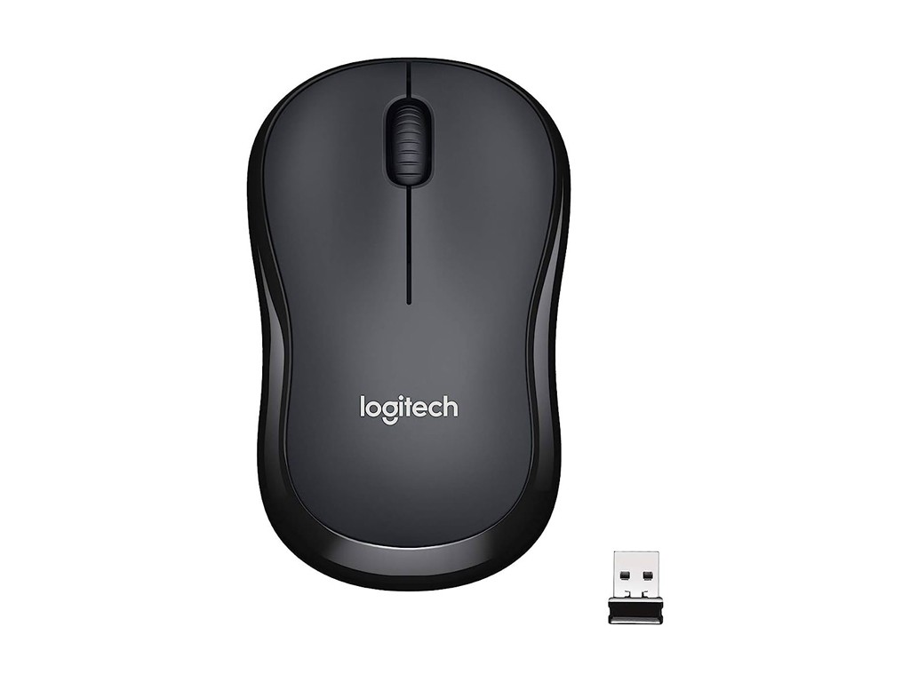 Logitech M221 Wireless Mouse (Charcoal)