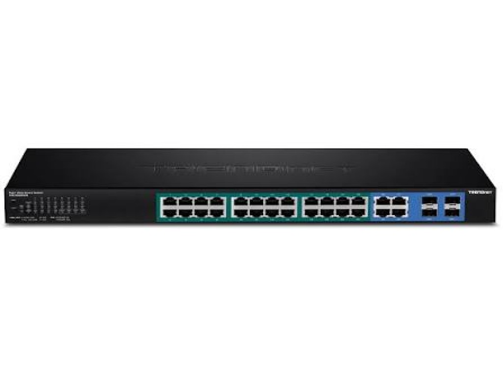 28-Port Gigabit Web Smart PoE+ Switch (370W)