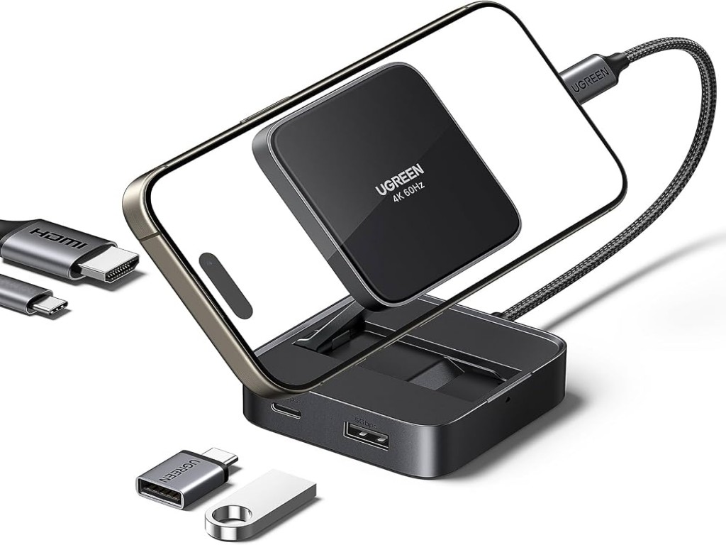 UGREEN 4-in-1 USB-C Magnetic Hub (Portable and Fol
