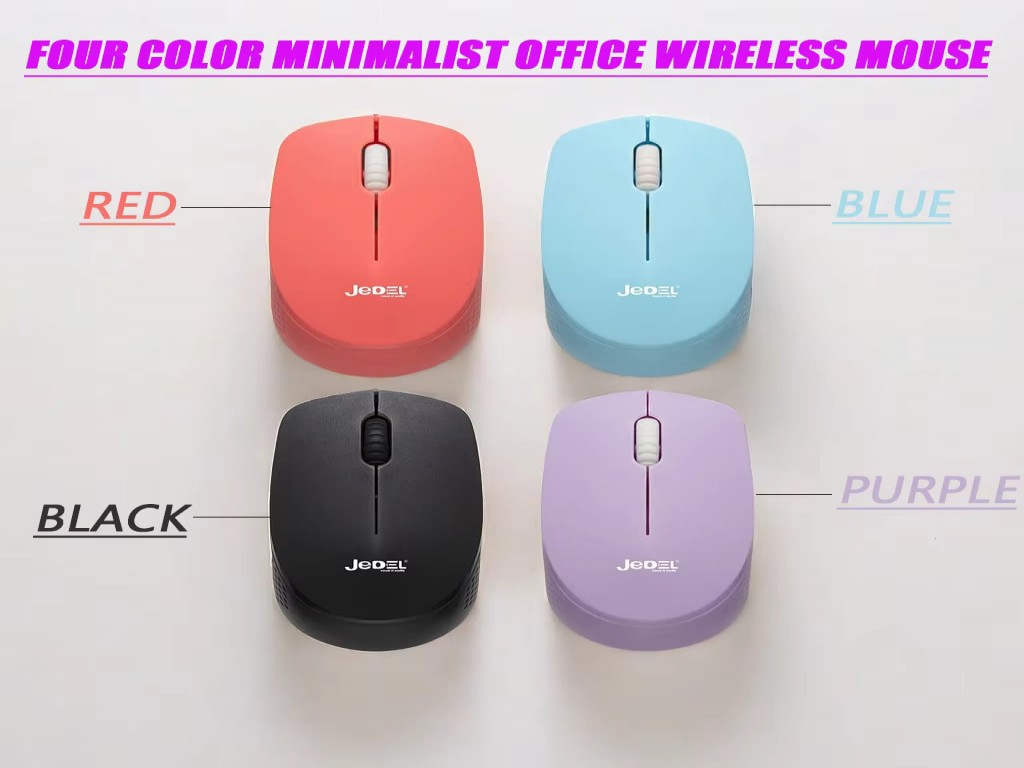Mouse Wireless W690 (BLACK,BLUE,PINK,OURPLE)