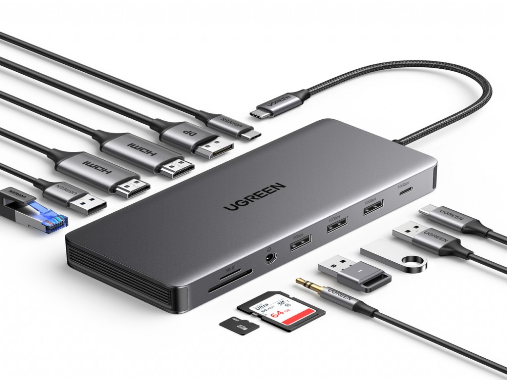 UGREEN USB-C Docking Station 13 in 1 Adapter
