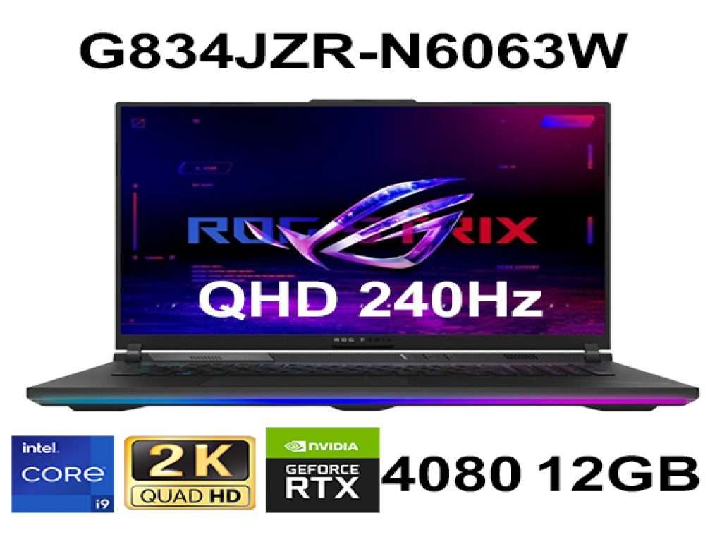 ASUS ROG STRIX SCAR G18 G834JZR-N6063W Off Black