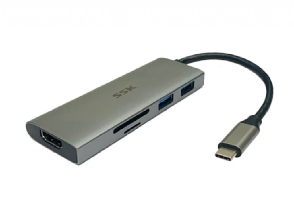 SSK SC103 Type-C Multi-function 5 in 1 Adapter
