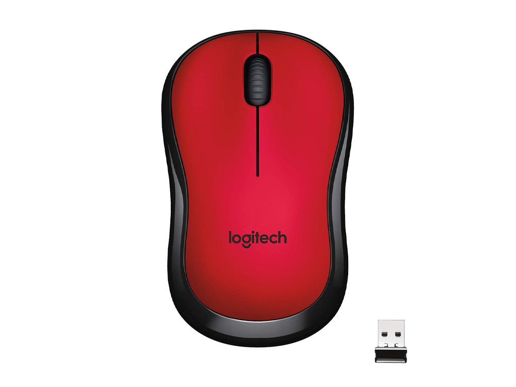 Logitech M221 Wireless Mouse (Red)