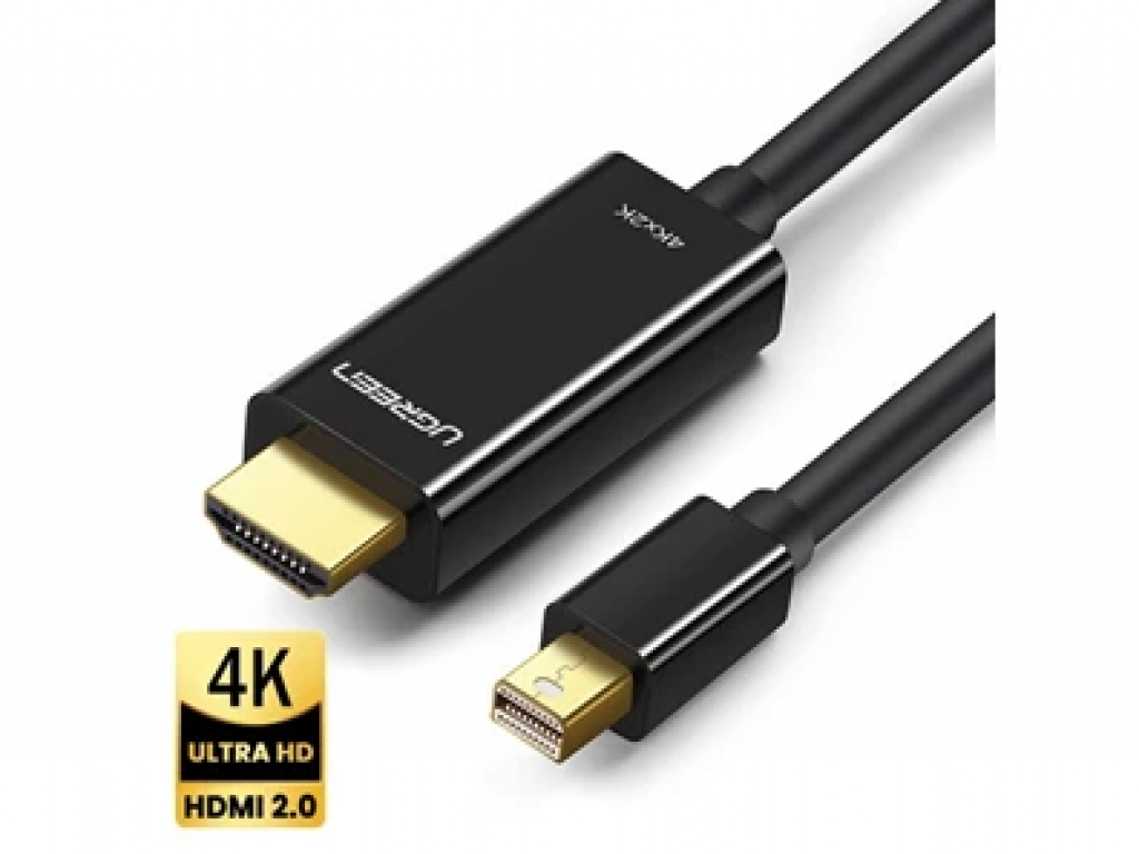 UGREEN Mini DP Male to HDMI Cable 4K 1.5m