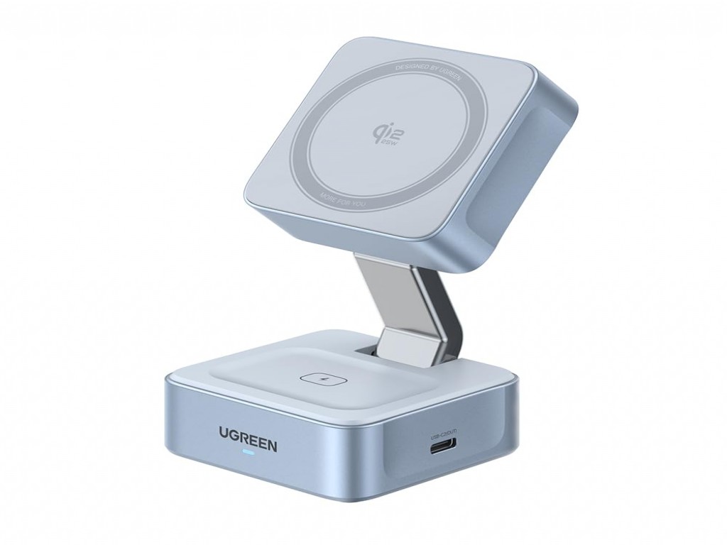 UGREEN MagFlow Qi2 2 in 1 Magnetic Wireless Charge
