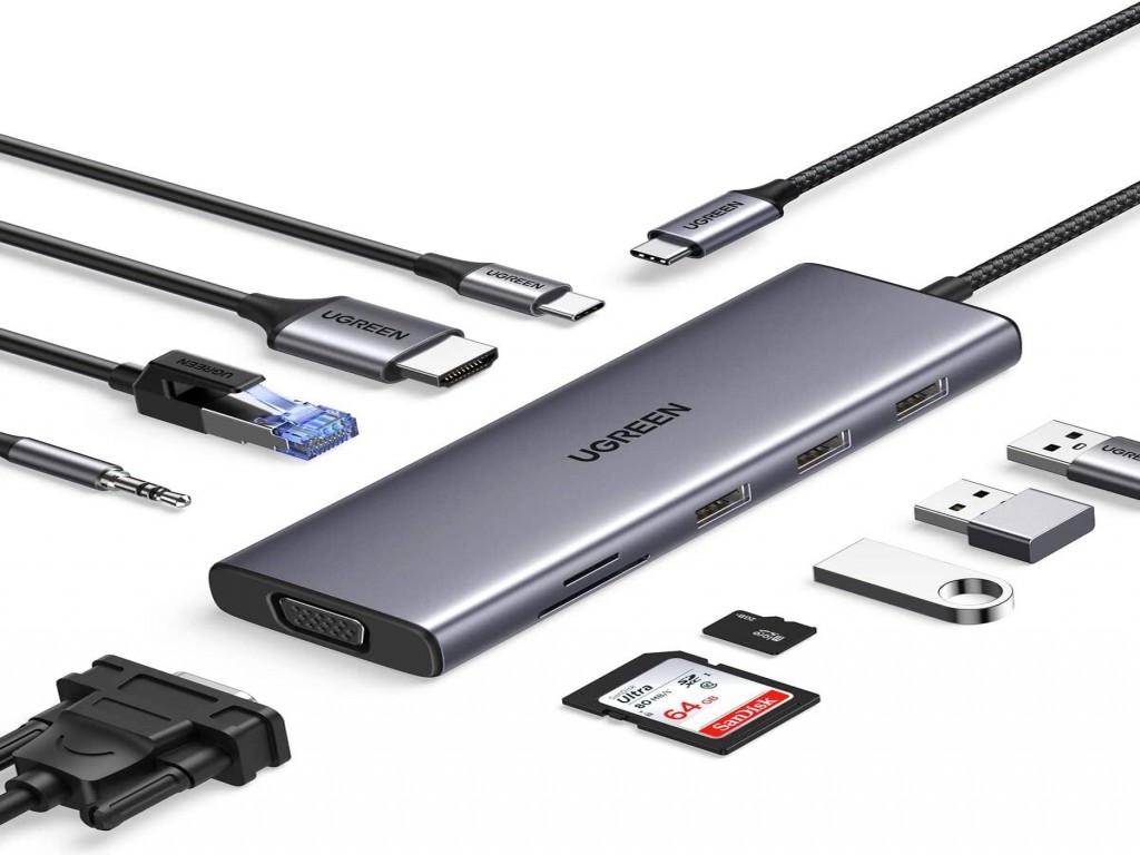 UGREEN Type-C 10 IN 1 Docking Station