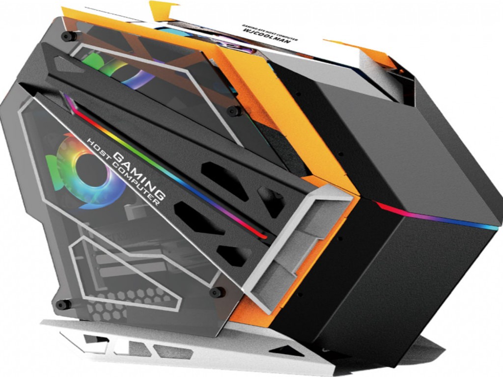 WJCOOLMAN MESH WARRIOR BLACK GAMING CASE