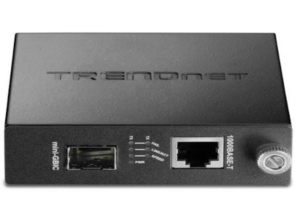 Intelligent 100/1000Mbase-T to SFP Media Converter