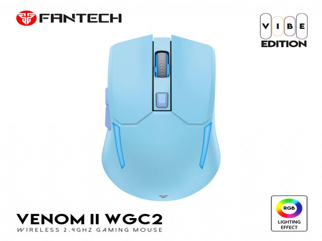 Fantech WGC2 VENOM II VIBE EDITION Wireless Mouse