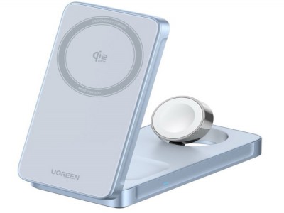 UGREEN MagFlow Qi2 3in1 Magnetic Wireless Charger