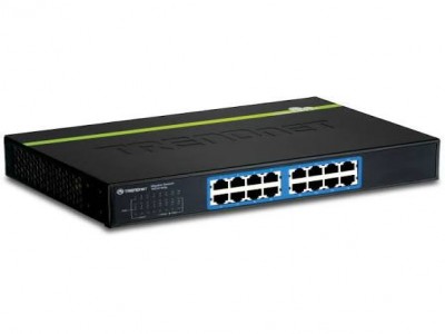 16-Port Gigabit GREENnet Desktop Switch /w metal c