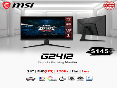 Monitor MSI G2412 Gaming 